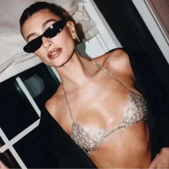 Zara Rhinestone Bra - Picture 1 of 5